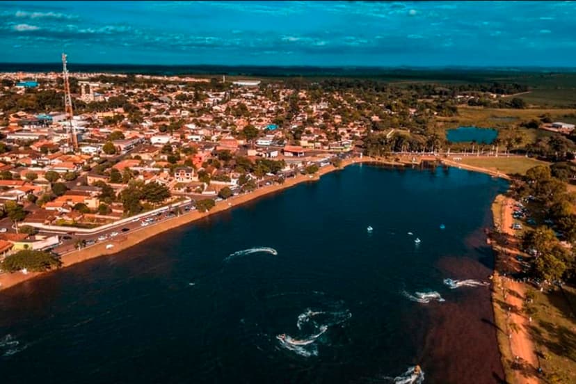 Foto panorâmica da representanto o Vale do Paranapanema.